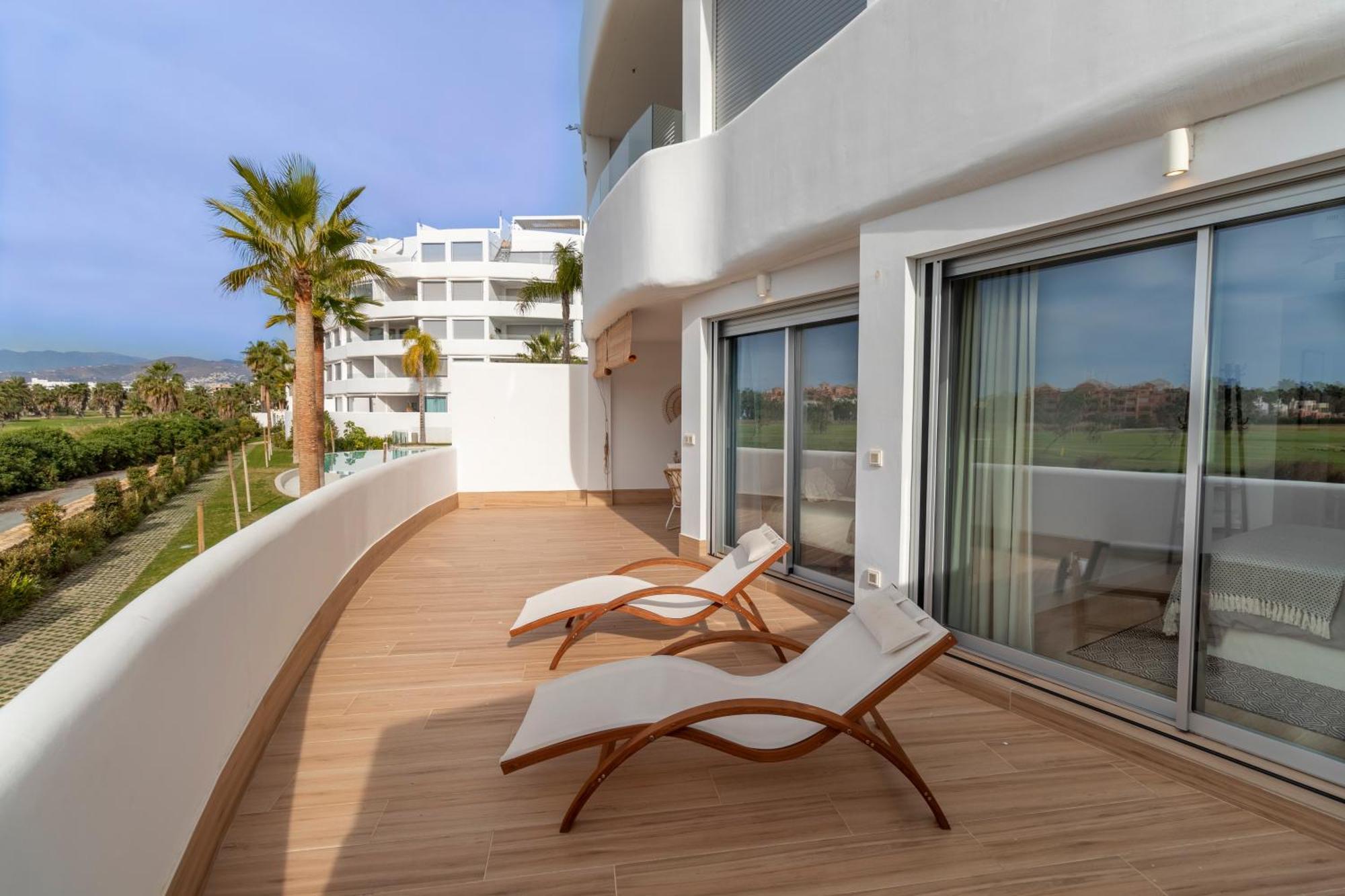 Rentitspain Apartamento Serena Terraza Con Vista A Golf 莫特里尔 外观 照片