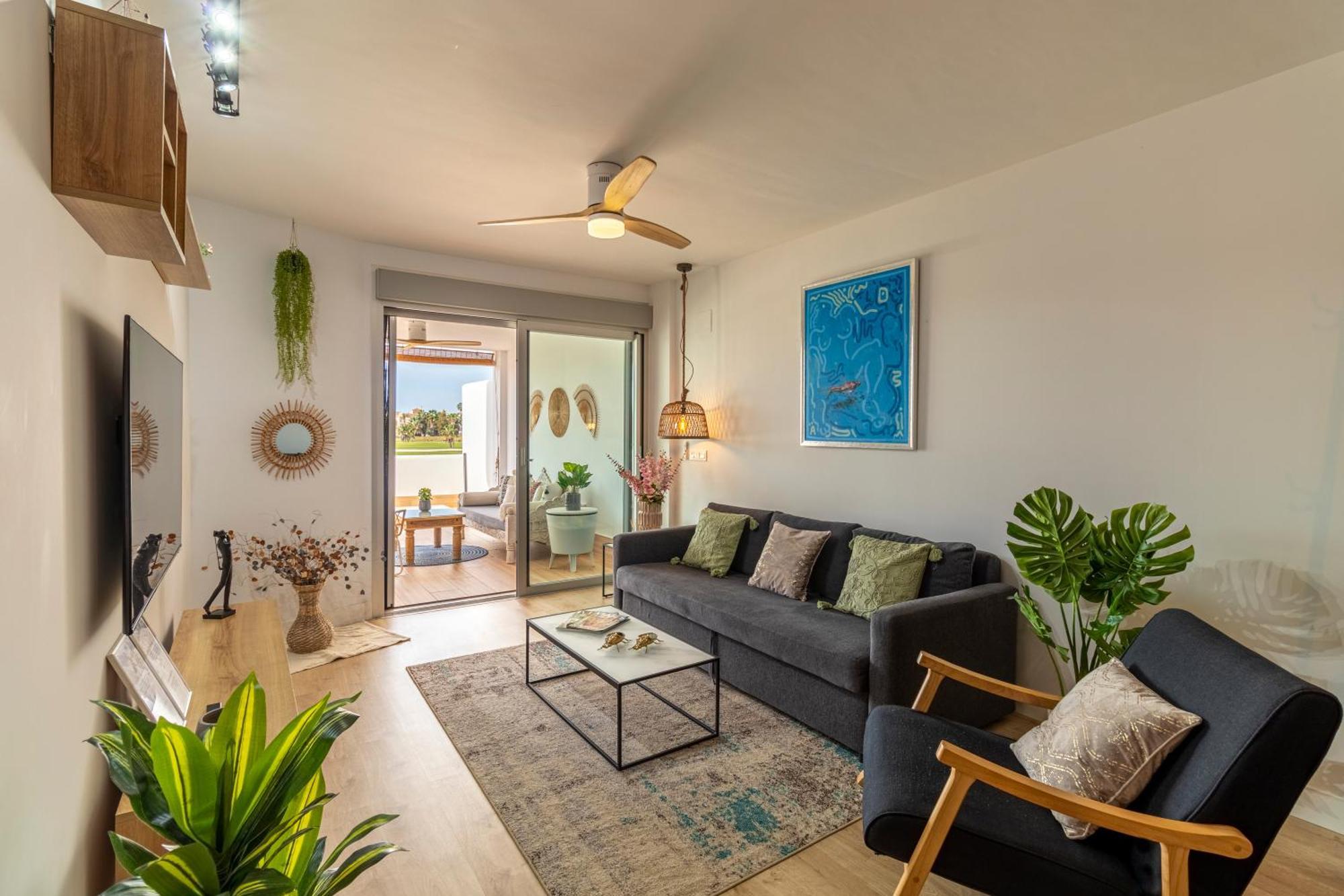 Rentitspain Apartamento Serena Terraza Con Vista A Golf 莫特里尔 外观 照片